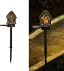 Solar Tuinverlichting - Welkomstlicht Houten Huisje - Bruin