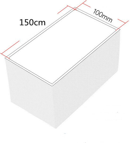 4-rolls verzendetiketten compatible 100*150*mm Kern: 40mm -500 etiketten per rol