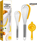 TDR RVS 3-delige gardeset met eiwitscheider