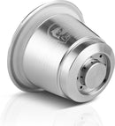Herbruikbare RVS Nespresso Capsule Set met Maatschep en Reinigingsborstel - Duurzaam en Milieuvriendelijk