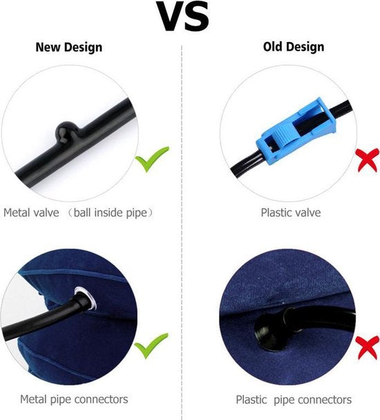 TDR - Anti nekpijn kussen | Nekkussen | Reiskussen | Verlicht nek en schouderpijn | Neksteun | Nek stretcher | Zacht fleece | Cervicaal nektractie kussen | Nek brace | Luxe | Ergonomisch