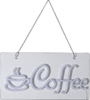 Opvallende "Coffee" Neon LED Lamp-Neon Wandlamp -Perfecte Decoratie voor Koffieliefhebbers(Incl. Adapter & Ophanghaakjes)-42x22cm