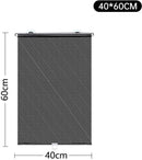 Ro lzonnescherm 40*60cm zwart