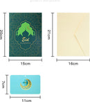 3D pop-up wenskaart Eid Mubarak-Inclusief envelop