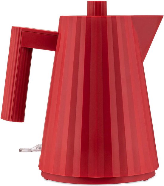Alessi Plissé Waterkoker 1L Rood