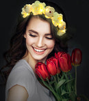 Unikorf LED Bloemenkrans Hoofdband 20 Warmwitte IP43