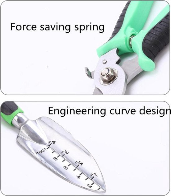 Professionele 9-delig tuingereedschapset - tuinaccessoires