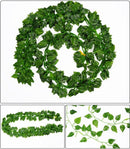24 stuks*2 meter Klimop Slinger - Backdrop Decoratie Plant voor Huis en Tuin-Kunst Hangplant- Scindapsus Pictus-Drakenklimop Kunstplanten voor Binnen en Buiten