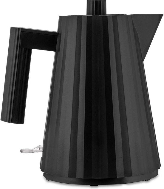Alessi Plissé Waterkoker 1L Zwart