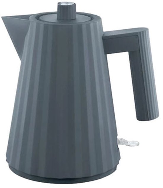 Alessi Plissé Waterkoker - 1,7L - Kunststof - Grijs