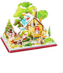 3D Kerstpuzzel – Winterwonderland vol Magie en Creatief Spee