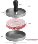 TDR-Hamburgerpers-Hamburger maker-Antiaanbaklaag-BBQ-Kookgerei (+ 100 gratis waxpapiertjes )