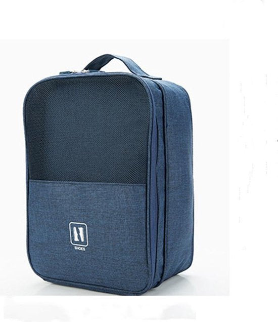 TDR - schoenen opbergtas - multifunctionele - draagbare opslag - schoenentas -Geschikt tot schoenmaat 45.5 -Marineblauw