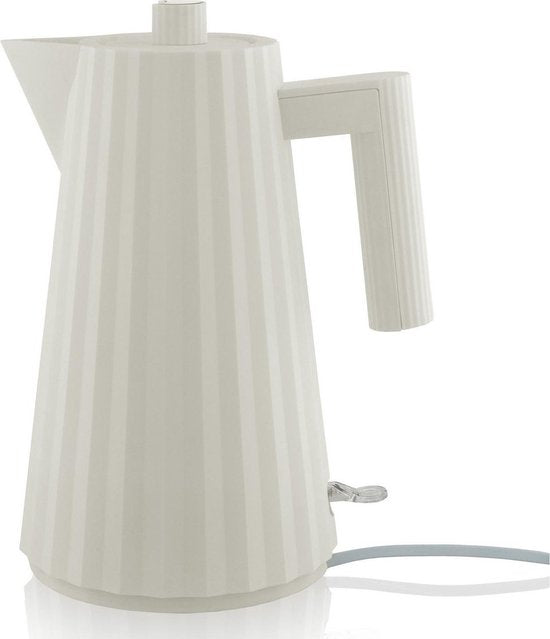 Alessi Plissé Waterkoker - 1,7L - Kunststof - Wit