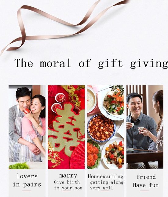 Mahonie Chinese Eetstokjes 10 setjes met geschenkdoos