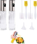 4-delige glazen spuitflessenset 100ml lekvrij olie/azijn