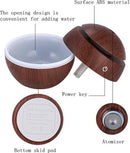 Luchtbevochtiger Aromatherapie met LED Donkerbruin 100x100mm