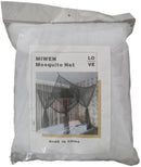 Vierkante klamboe 4-deuren wit 210x240x190 cm