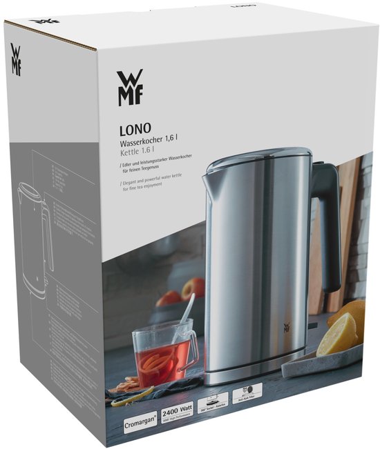WMF Lono - Waterkoker - 1.6L - Dubbelwandig - RVS - 2400W