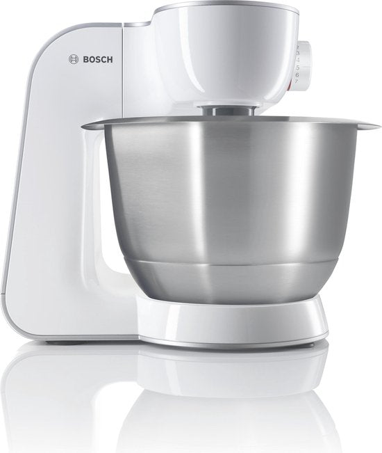 Bosch MUM5 - MUM54230 - Keukenmachine - 900W - 3,9L - Wit/Zilver