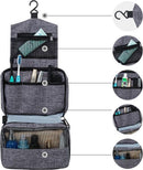 TDR - Toilettas - Organizer voor Toiletartikelen - met haak - multifunctioneel en draagbaar -23*7*15cm- grijs