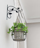 2x Metalen Hangende Plantenstandaard 21x29,5cm - Elegant & D