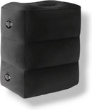 opblaasbare Vliegtuigbedje-voetensteun In Hoogte Verstelbaar -Verschillende Standen - Saffierblauw