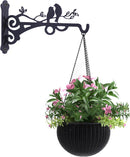 Metalen Vogelhaak Plantenhanger - Zwart