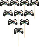 48 delig cup cake/fruit prikkers - Thema: Gaming - voor decoreren van cake, fruit, cup cake, muffin en andere desserts