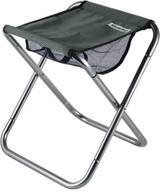 Lichtgewicht Aluminium Opvouwbare Campingkruk 150 kg