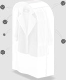 Unikorf 2x Transparante Kledinghoes 90 cm - Stofdicht