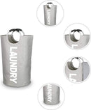 TDR Ronde Waszak 80L met Aluminium Handvat - Grijs