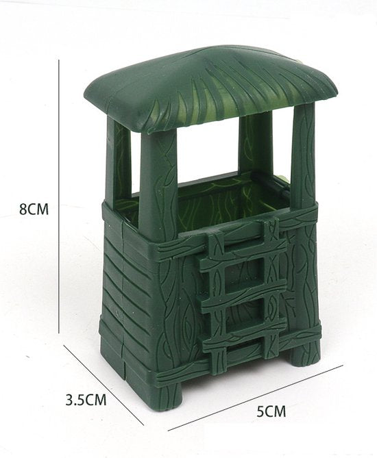 305 stuks Militaire Basisfiguren Set-soldaten speelgoed-Inclusief Militaire auto's, vliegtuigen , gebouwen en onderzeeboten
