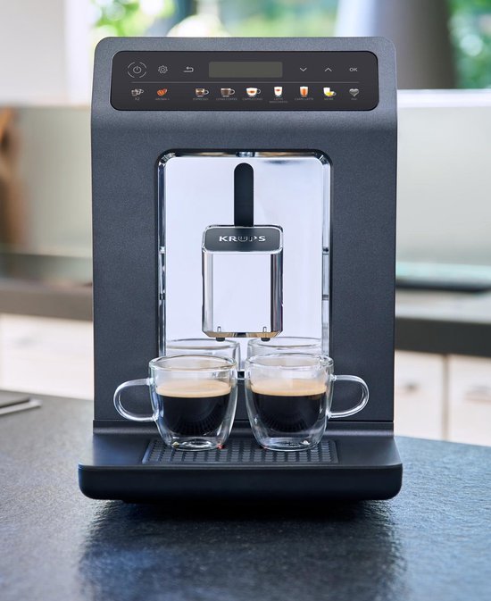 Krups Evidence One EA895E Volautomaat Espresso Grijs