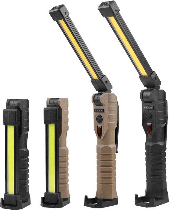 Oplaadbare Multifunctionele LED Werklamp met Magneet en Haak