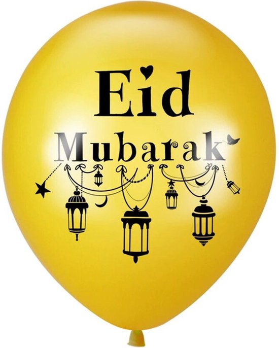 39 delig feestdecoratie set - Thema: Eid Mubarak / Ramadan / Suikerfeest