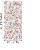 PVC glasfolie Magnolia zelfklevend privacy UV 40x100 cm