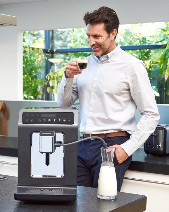 Krups Evidence One EA895E Volautomaat Espresso Grijs