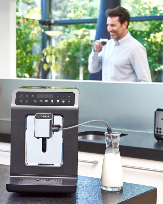 Krups Evidence One EA895E Volautomaat Espresso Grijs