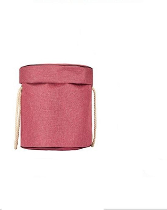 2 in 1 Speelkleed Opbergmand - stevige stof - diameter kleed 1,5 meter - Roze