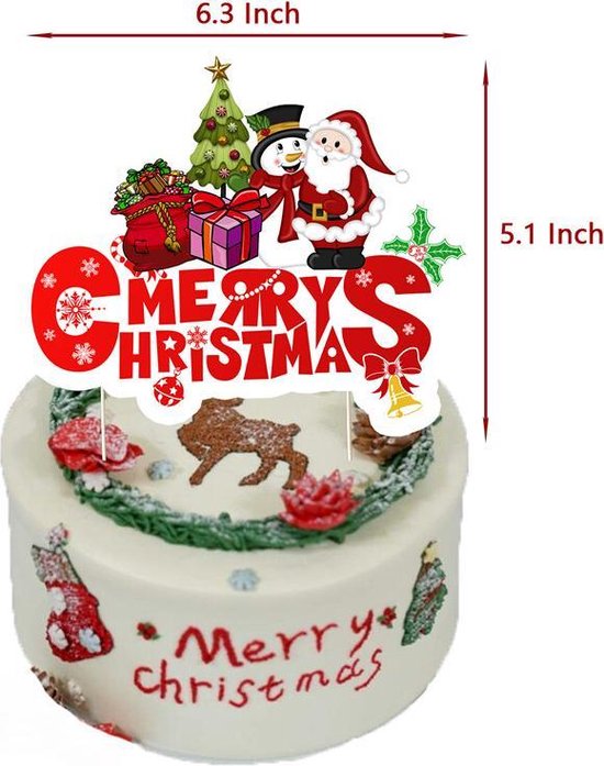 90 delig kerstfeestset - Thema: Merry Christmas - Versiering voor feestjes, verjaardag - feestdecoratie