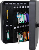 Sleutelkluis 48 haken met cijferslot - Zwart