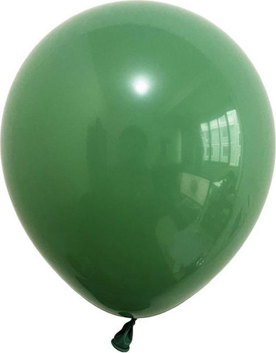 TDR-100 delig ballonnenset-Ballonnenboog-Verjaardag-jubileum-Versiering-Olijfgroen