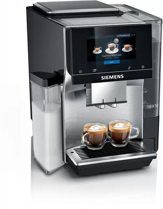 Siemens EQ700 Integral TQ707R03 - Volautomatische espressomachine - Kopverwarmer - Zwart/RVS
