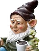 Rustieke Kabouter in Schommelstoel - Tuindecoratie 15 cm