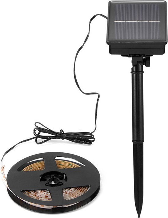 3m waterdichte RGBW solar LED lichtstrip - buiten - inkortba