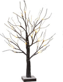 Xtraworks - Kunstmatige Berkenboom Lamp - 24 LED lichtjes - 64cm hoog - voor woonkamer en slaapkamer-LED lamp-Werkt Op Batterijen