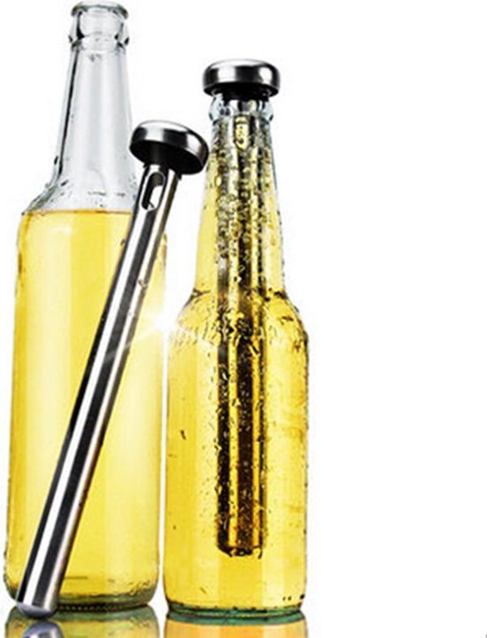 Set van 2 RVS Drinkkoeler Staven: Houd je drankjes snel en langdurig koud, perfect voor feestjes en BBQ's