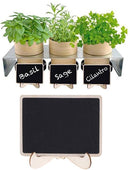 20stuks 10x7.5CM Stijlvolle Mini Tafel Krijtborden met Verwijderbare Stands- Creatieve veelzijdigheid voor thuis, kantoor en evenementen 10x7.5CM