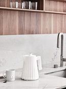 Alessi Plissé Waterkoker - 1,7L - Kunststof - Grijs